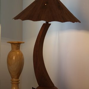 black walnut retro lamp