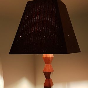 retro table wooden lamp