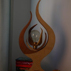 flames light bulb custom lamp