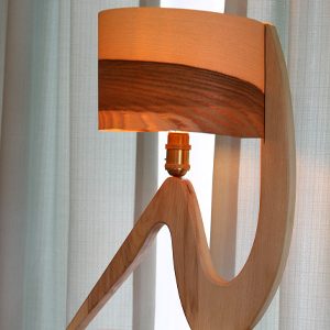 birch table lamp