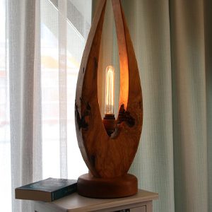 deskside handcrafted lamp