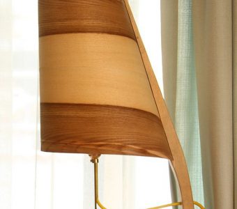 custom table wood lamp